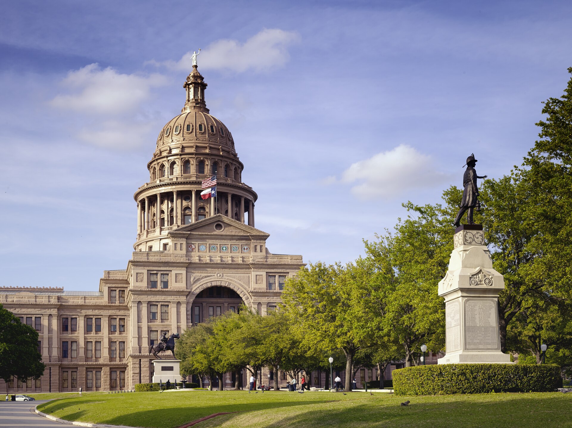 Texas State Capitol in Austin, a landmark of 19th-century Texas history